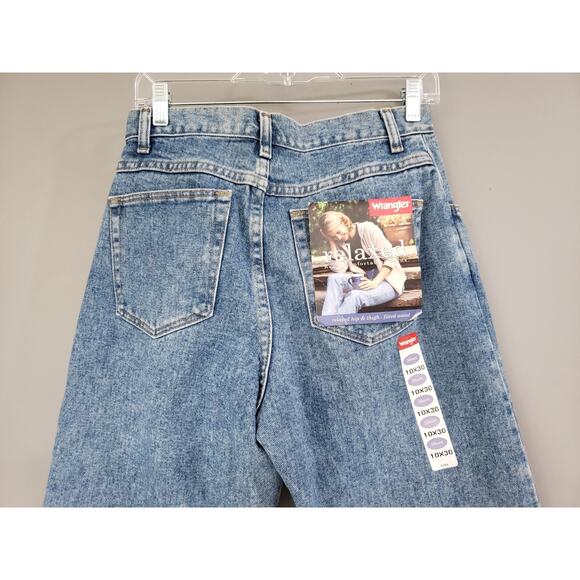 NEW Wrangler Jeans Vintage 10 X 30 High Rise Denim Tapered 90s MSR01 BD MOM JEAN - Picture 2 of 5